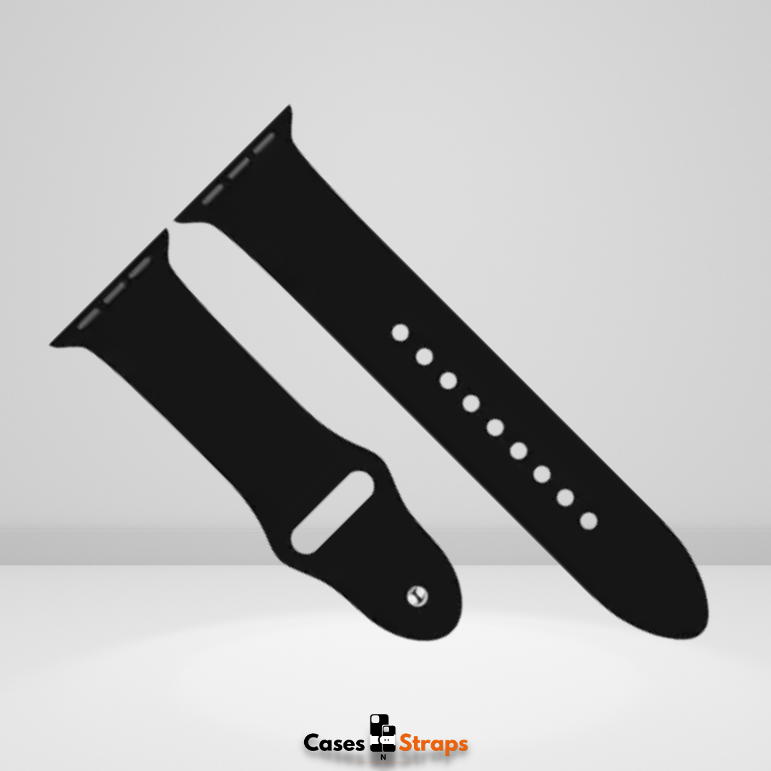 OG Silicone iWatch Strap Black Color